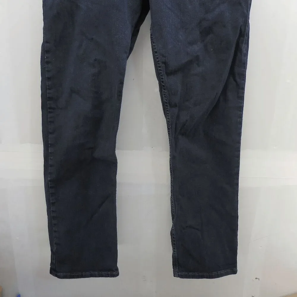 Wrangler Straight Fit Jeans Mens Size 36x32 Blue Dark Wash Lot of  1095STWDH - Picture 7 of 10